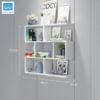 Kệ sách 4 tầng màu trắng 80x82x15cm