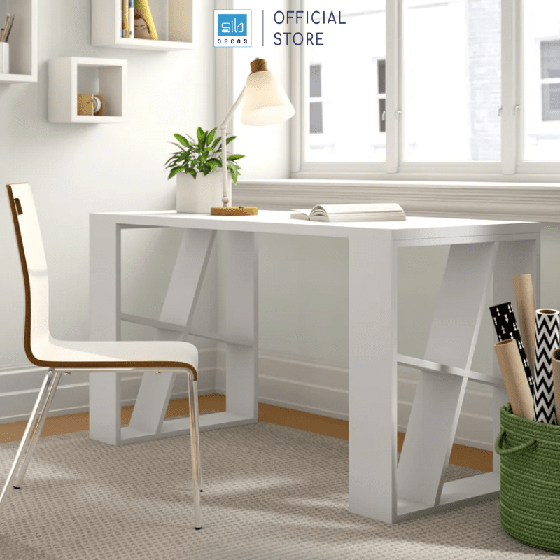 Bàn làm việc hiện đại BLV51 màu trắng