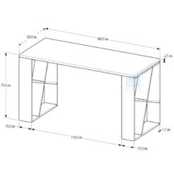 Kích thước bàn làm việc hiện đại BLV51