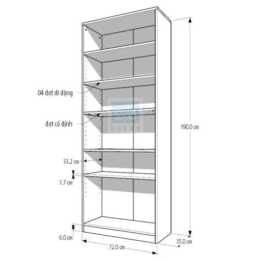 Kích thước tủ hồ sơ KS298