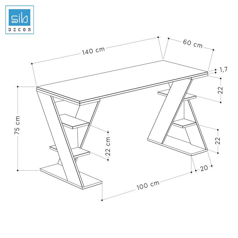 Kích thước bàn làm việc BLV52
