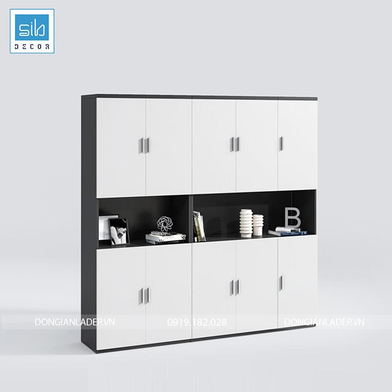 Tủ hồ sơ văn phòng gỗ MDF cao cấp SIB Decor