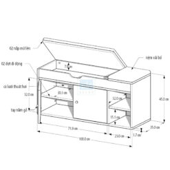 Kích thước chi tiết TG18.