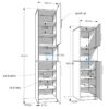 Tủ giày đa năng TG14, kích thước chi tiết