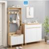 Kệ đa đăng KG09 và kệ giày KG07 (100x100x32cm)