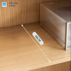 Chiều sâu ngăn tủ được nâng cấp giúp tủ đồ có sức chứa lớn hơn.