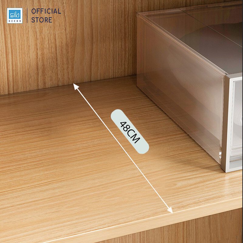 Chiều sâu ngăn tủ được nâng cấp giúp tủ đồ có sức chứa lớn hơn.