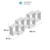 KT518 ke sach treo tuong SIB Decor 1