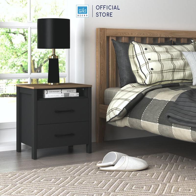 KDG16 phối màu đen + walnut.