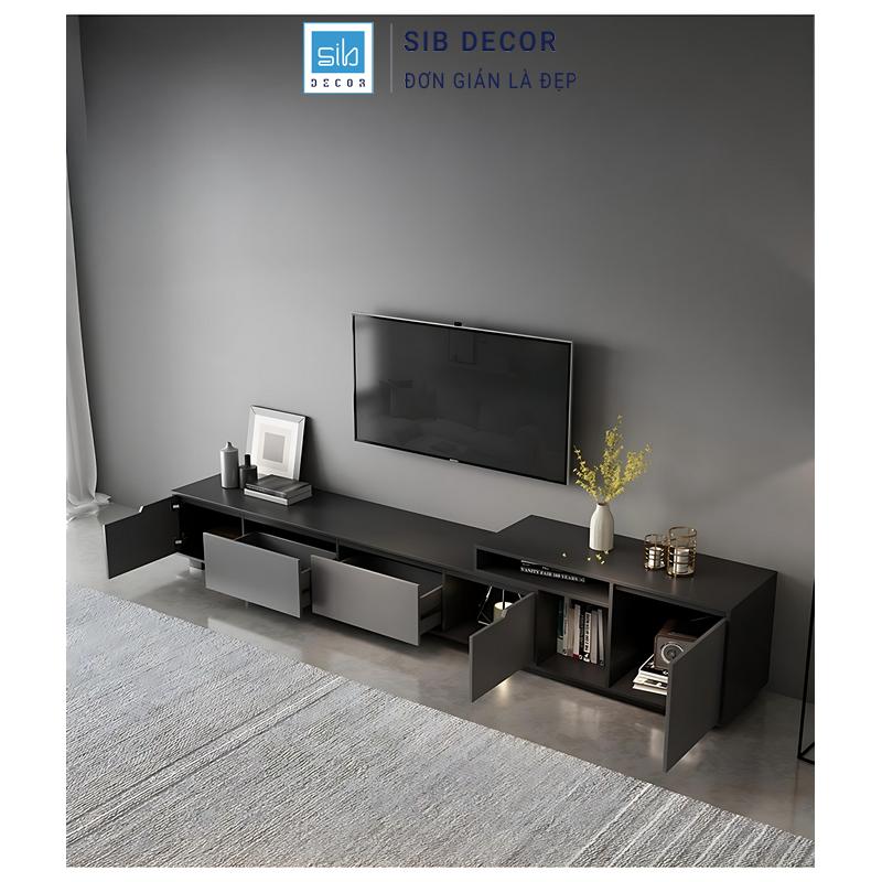 Kệ Tivi Để Sàn SIB Decor KTV2547 Không Gian Lưu Trữ Lớn