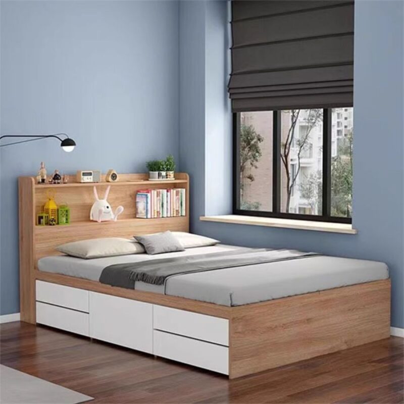 Mẫu giường ngủ gỗ công nghiệp đẹp hiện đại
