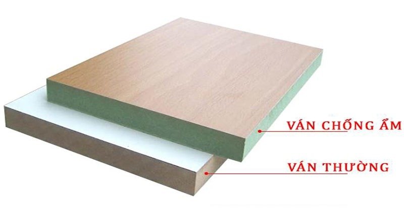 So sánh ván MDF thường và MDF lõi xanh chống ẩm