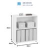 Kệ sách 4 tầng tuỳ chọn 2 ngăn chứa phù hợp cho mọi nhu cầu