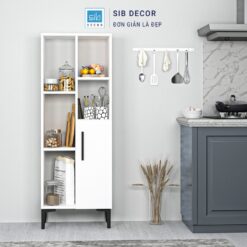 Kệ trưng bày hiện đại nhiều tầng tiện lợi, kiểu dáng tinh tế phù hợp không gian bếp
