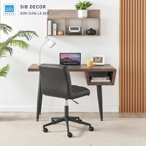 Kệ treo tường 3 ngăn thiết kế nhỏ gọn, phù hợp phòng làm việc hiện đại