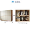 Tu quan ao go SIB Decor TA1131 9