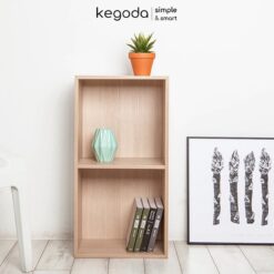 Alternative view of Kệ Gỗ Trang Trí 2 Tầng Mori Rộng 34cm Thương Hiệu KEGODA KGD24
