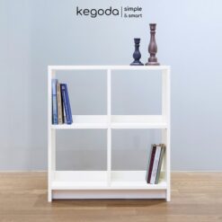 Alternative view of Kệ Sách Gỗ 2 Tầng Nhiều Ngăn Đơn Giản Thương Hiệu KEGODA KGD18