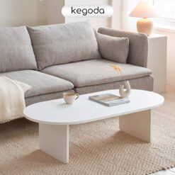Alternative view of Bàn Ngồi Bệt Làm Việc Đọc Sách, Bàn Sofa Phòng Khách Hình Bầu Dục Dài 70cm Đến 120cm KEGODA KGD87
